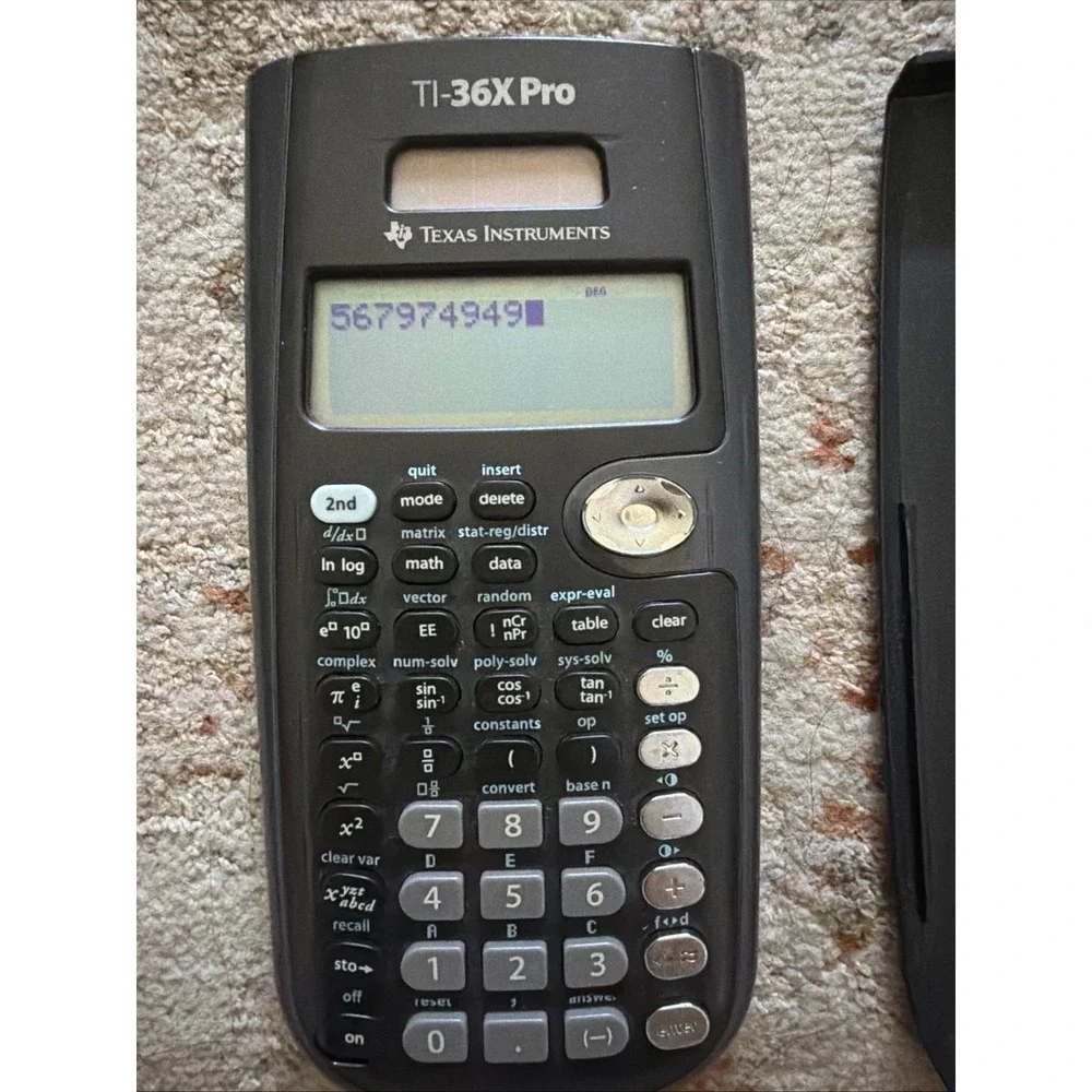 Texas Instruments TI-36X Pro Solar Scientific Calculator Engineering Math School